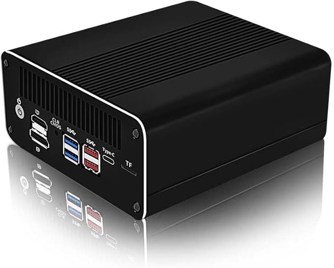 CWWK Firewall Appliance Mini PC13th Intel U300(up to 4.4GHz)6*Intel i226-V 2.5G Ethernet ports 5-core soft routing 2*USB3.2|1*TF slot|2*SATA|1*M.2 NVMe x4|triple display mini host32G RAM 512G SSD.