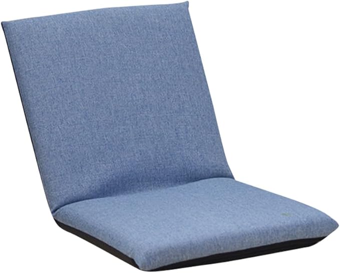GarveeHome Adjustable Floor Chair 6-Position Folding Padded Gaming Sofa Chair Cushioned Back Support Lazy Sofa for Reading Meditation Games