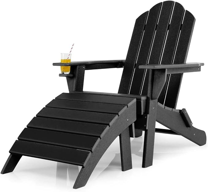 Office Chair Gaming Chair Computer Chair Folding Chair Footstool All Weather Black