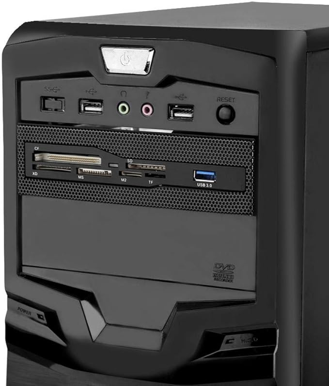 PC Front Panel Multi-Function USB 3.0 Hub Card Reader Supports M.2 MS XD CF TF for Computer - High Speed Internal Card Reader