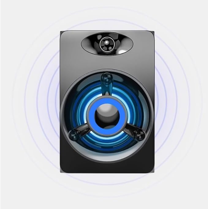 Computer Audio Desktop Mini Wired Small Speaker Laptop Small Home Multimedia Active Impact Speaker(E)