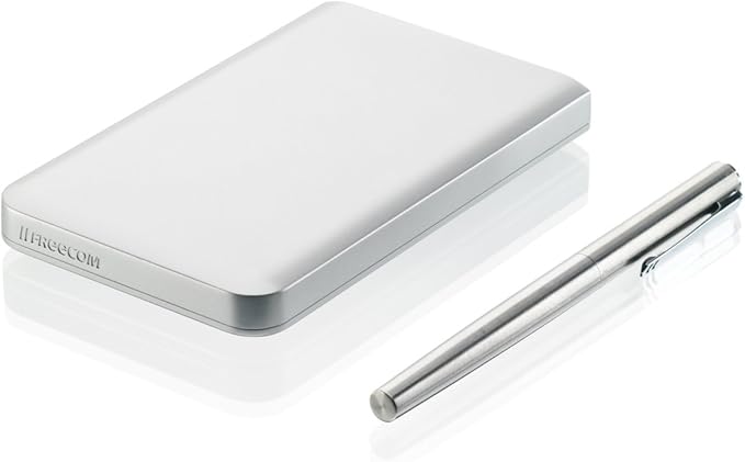Freecom Mobile Drive Mg 1TB USB 3.0/FW800 Portable External Hard Drive with Magnesium Enclosure for MacBook Silver 97712
