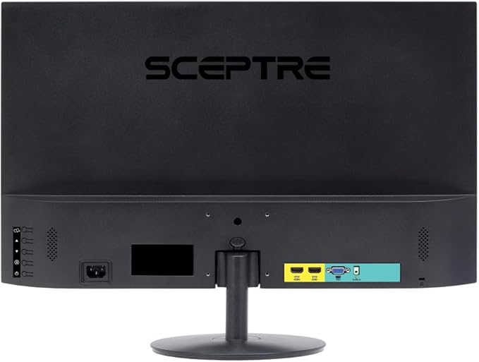 Sceptre 22 Frameless Ultra Thin 1080P LED Monitor Up to 75Hz HDMI VGA Speakers Freesync Compatible Machine Black 2020 (E225W-1920RS)
