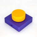 Bluetooth Media Control Knob Controller for PC/Gaming/Home Audio/DesktopMulti-Function Button with AdjustmentWireless Volume Controller for Windows Android iOS macOS (Mysterious Purple)
