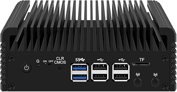 CWWK Firewall Mini PC Intel N Series N100DDR5 16G RAM 256G NVMe SSD4 x 2.5GbE i226V LANMicro Router ApplianceAES-NIOPNsense