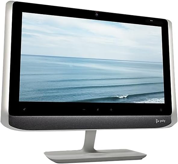 Plantronics Poly - Studio P21 Personal Meeting Display Polycom - 1080p HD Video Quality - Enterprise-Grade 21 inch Display - Integrated Stereo Speakers - Certified for Zoom and Teams