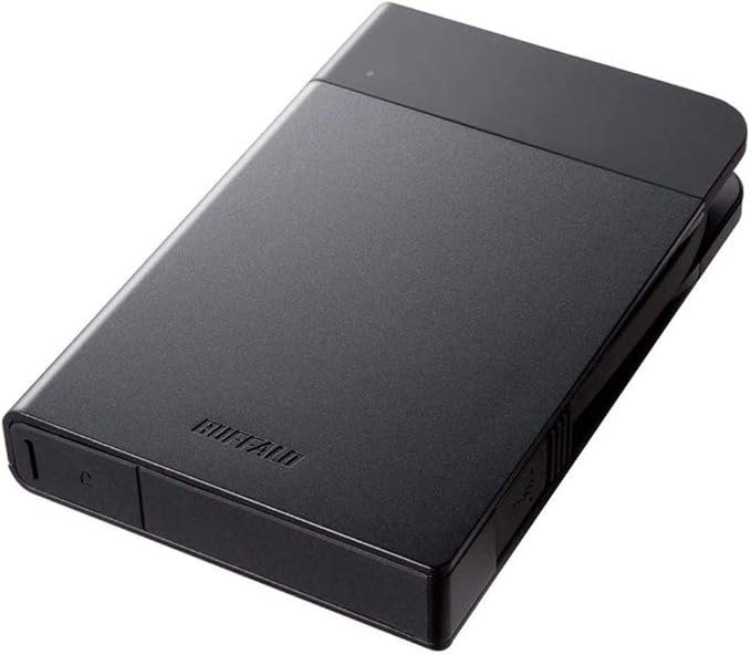 BUFFALO MiniStation Extreme Secure Rugged 2TB TAA Portable HDD Shock/Water/Dust Resistant USB 3.2