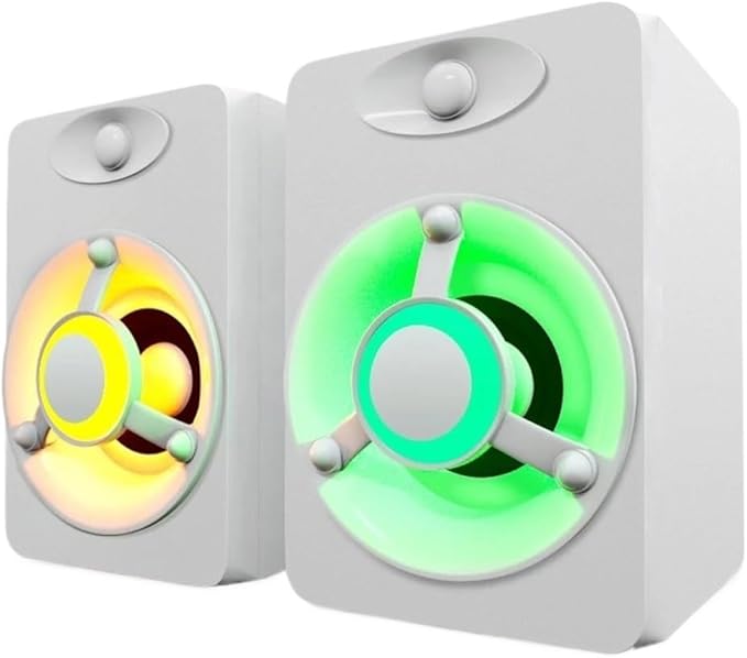 Computer Audio Desktop Mini Wired Small Speaker Laptop Small Home Multimedia Active Impact Speaker(E)
