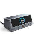 MOKiN Docking Station13 in 1 USB C Laptop Charging Station with 2.26 LCD Smart DisplayDual HDMI Display10Gbps USB A/C PortsGigabit Ethernet160W Max Output for MacBook DellHPLenovo and More