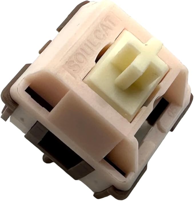 HMX Linear 5-Pin MX Mechanical Keyboard Switches for Custom Mechanical Keyboards (HMX Soulcat X Poro 37g 35 Switches)