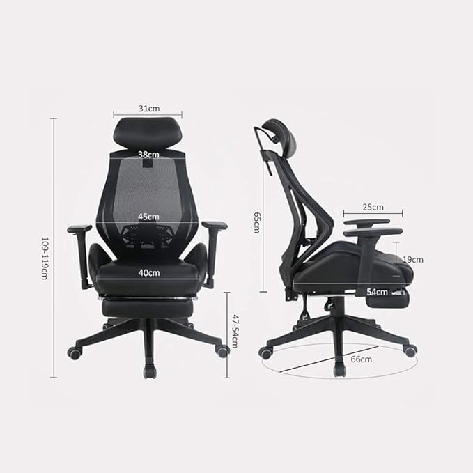 Office Chair Gaming Chair Computer Chair Reclining Computer Chair Home Modern Minimalist Office Study Lifting Backrest Waist Swivel Chair Net Gaming Seat
