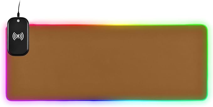 Camel Mouse Pad Gaming Mousepad Non Slip Desk Mat Wireless Charging Computer Mouse Pads RGB Keyboard Mats Pad for Office Desktop Home 35.4 x 15.7 in