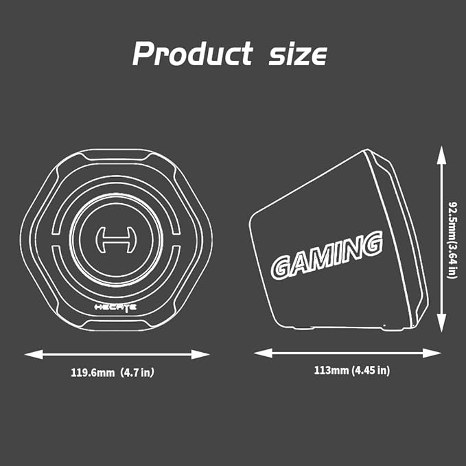 Edifier Bluetooth 5.3 Gaming Speakers10W PC USB Computer Speakers for Laptop Desktop 3.5mm aux Input Hecate G1000 Black