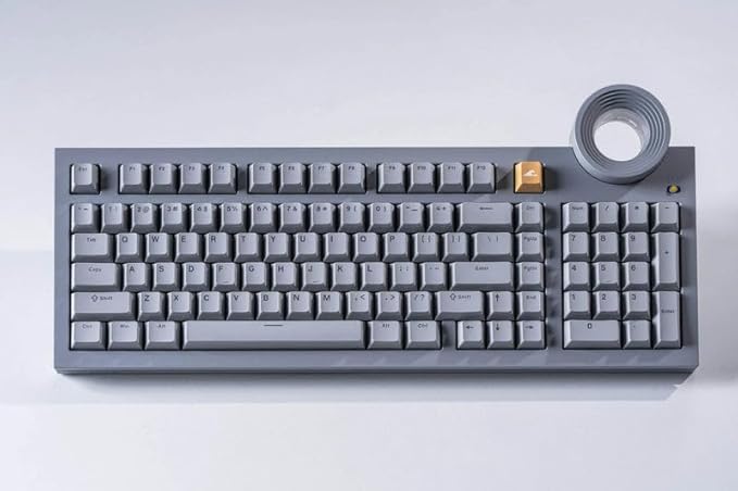 ATM 98 Wireless Custom Silent Mechanical Keyboard 98 Key Tri-Mode 2.4G Bluetooth Wireless Ergonomic RGB PC Computer Keyboard Office Accessories Hotswappable Switch - Misty Dusk