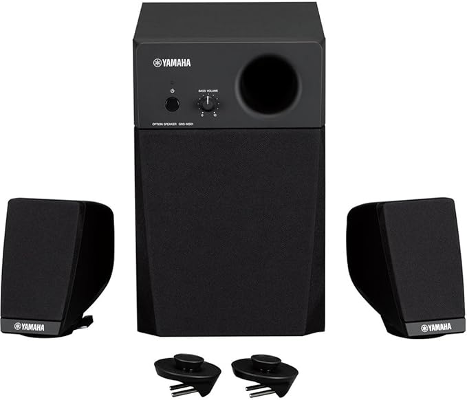 Yamaha GNSMS01 3-piece Speaker System for Genos Arranger Workstation Black