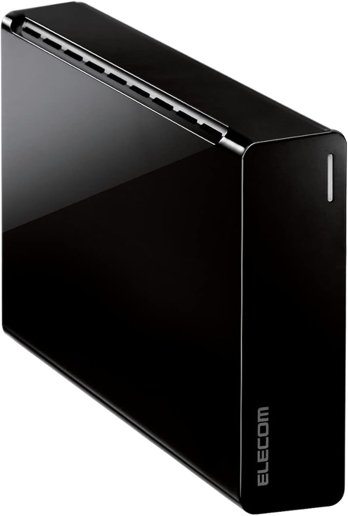 Elecom ELD-HTV040UBK External Hard Drive 4TB for TV Recording Mac/Windows Black