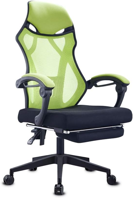 Office Chair Gaming Chair Computer Chair Ergonomic Mesh Office Chair High Back Computer Chair Desk Chair Mesh Chair with Thick Cushion Soft Adjustable (Color : Argento)