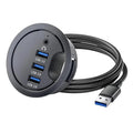 Q6PA USpB Docking Station USpB Dock Laptop Docking Station Card Reader USpB Desk Replacement for OEM