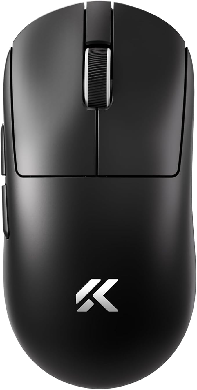 MCHOSE A7 V2 Pro Wireless Gaming Mouse Tri-Mode Connection 59 Grams PAW3395 26K DPI Sensor Wired 8K/Wireless 1K Polling 130 Hour Battery Life - Black