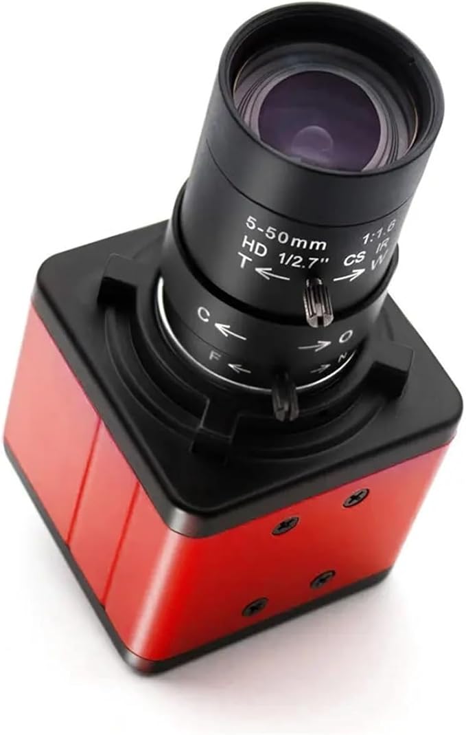 Mini Industrial Camera 3 4 5 8MP Security Surveillance Metal Housing POE IP Camera with 6 60mm 5 50mm Manual Zoom CS Lens