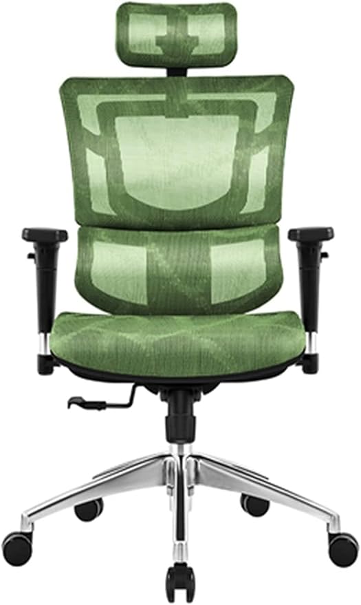 Office Chair Ergonomic Computer Chair Office Chair Home Gaming Gaming Chair Comfortable Sedentary Backrest Boss Swivel Chair Chair (Color : Green Size : One Size) Needed