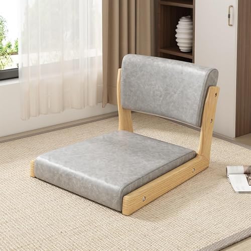 Floor Chair Floor Chair Meditation Chair Japanese Bed Vintage Chair With Backrest Multifunctional Wooden Chair Living Room Bedroom Furniture Space Saving High Stability Office Chair Floor Sofa (Style