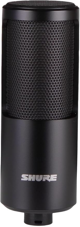Shure SM4-K Studio Condenser Microphone – XLR Mic for Home Studio Recording Vocals &amp Instruments with Mix-Ready Sound &amp All-Metal Construction Black