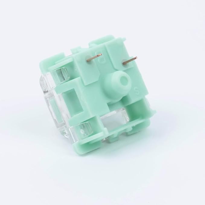 Gateron Jade 3.0 White Switches for Mechanical Gaming Keyboard3-Pin 38gf Linear/Pre Lubed Double-Stage Spring Switch（White90pcs）