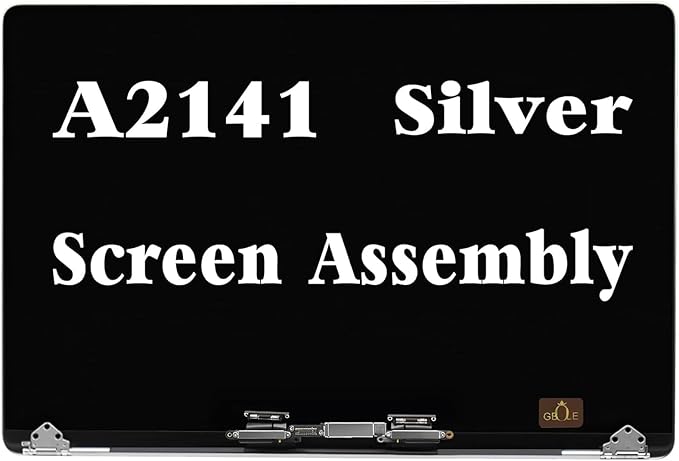 A2141 LCD Screen Replacement for MacBook Pro Retina A2141 2019 Full LCD Screen Display Assembly EMC 3347 661-14200 Silver