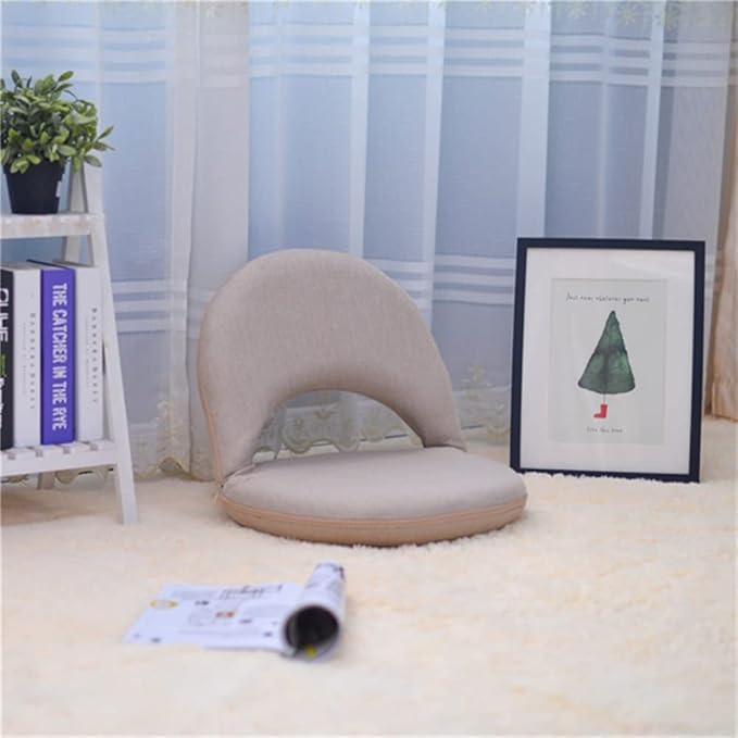 Office Chair Gaming Chair Computer Chair Leisure Chair for Meditation Watching Tv Padded Floor Chair with Adjustable Backrest Living Room Furniture