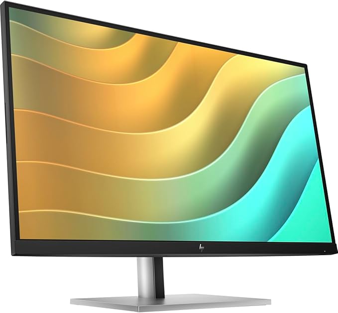 HP E27u G5 27 Class WQHD LCD Monitor - 16:9 - Black Silver - 27 Viewable - in-Plane Switching (IPS) Technology - Edge LED Backlight - 2560 x 1440-350 Nit - 5 ms - HDMI - DisplayPort - USB Hub