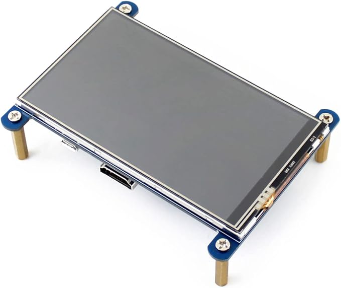 Waveshare 4inch Resistive Touch Screen LCD Compatible with Raspberry Pi 4B/3B+/3A+/2B/B+/A+/Zero/Zero W/WH/Zero 2W CM3+/4 480×800 Resolution HDMI IPS Low Power Consumption Supports Windows