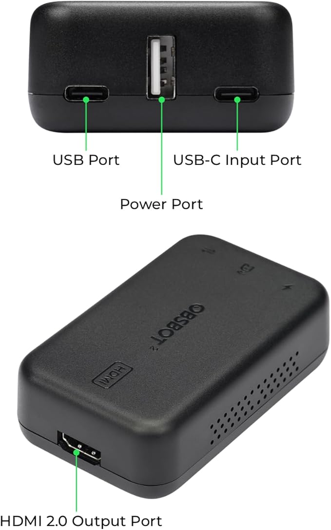 OBSBOT Tiny 3 Lite Streaming Combo AI-Powered Spatial Audio 4K Webcam - Compact AI Tracking PTZ Camera with 1/2 Sensor Tri-Mic Voice Control 120FPS HDR Webcam for PC Mac Laptop Streaming