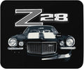 1971 Chevy Camaro Z28 z/28 Black Muscle Car Car Art Mouse Pad Non-Slip Rubber Base