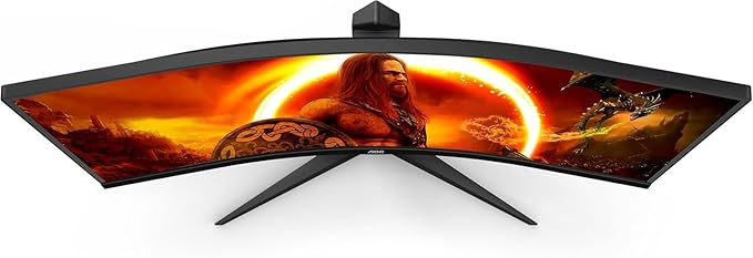 AOC CU34G2XP/BK Gaming Monitor - 34 WLED Curved Monitor - 180Hz Refresh Rate 5ms Response Time (Renewed)