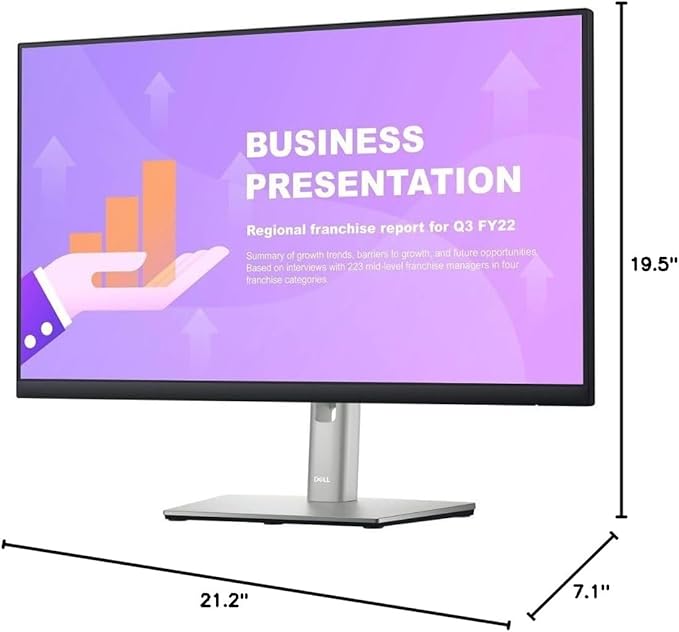 Dell P2422HE 23.8-Inch Full HD IPS Monitor with USB-C DisplayPort HDMI Ports (Renewed)