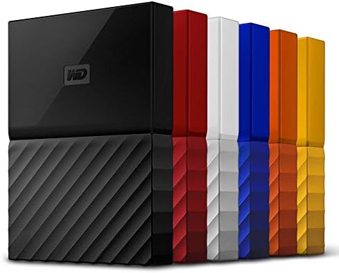 WD 1TB Orange My Passport Portable External Hard Drive - USB 3.0 - WDBYNN0010BOR-WESN