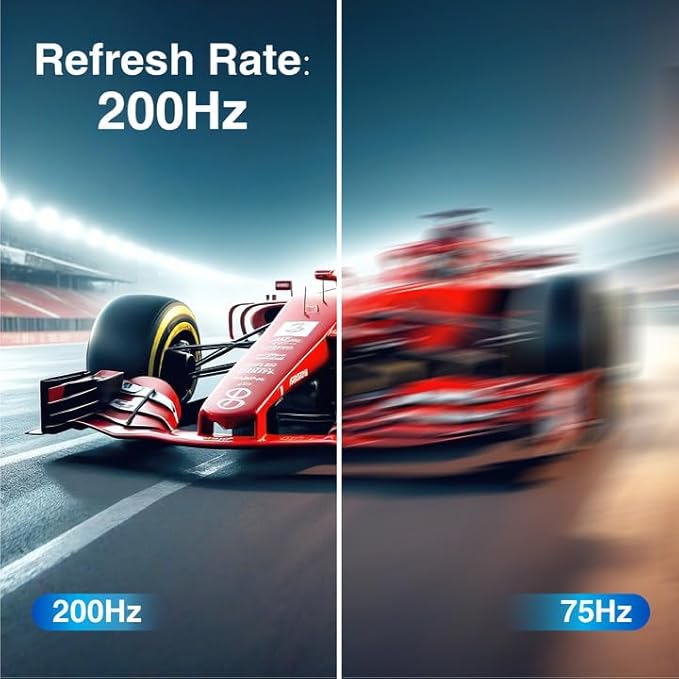 ArcticPro 34inch 200Hz Curved Gaming Monitor WQHD 3440*1440p 1ms Response Time Adaptive sync 3000:1 Contrast 3-Sided Frameless Ultra Slim 120% sRGB Bluelight Filter HDMI(TMDS)&amp DP PortsB