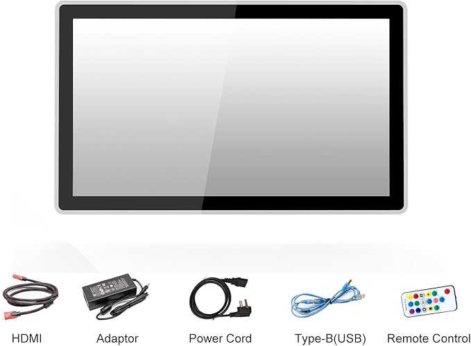 GreenTouch 23.8 Inch LED-Framed Touch Monitor Industrial LCD Monitor for Automated Information System Gaming Machine