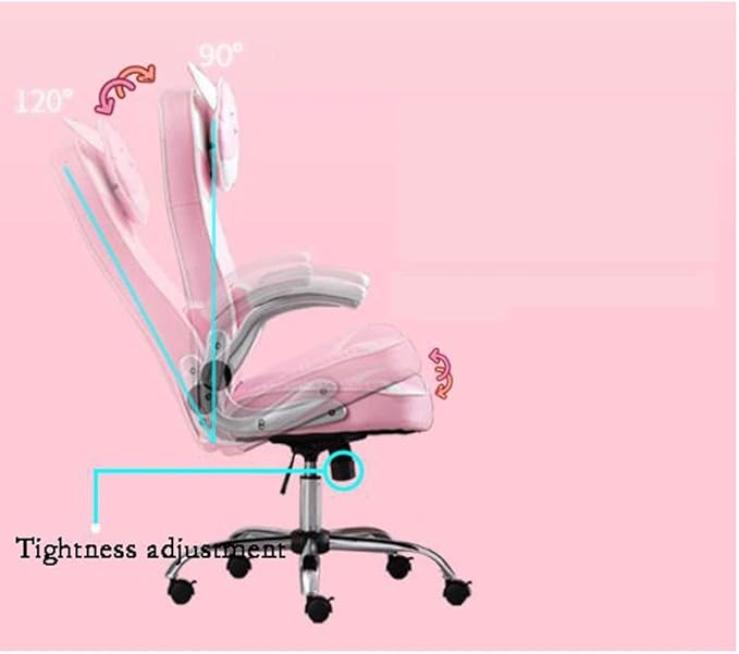 YYDS Chair Gaming Chair Executive Ergonomic Swivel Chair with Headrest and Lumbar Pillow Rotating Lifting Handrail Esports Chair Ergonomically (Color : G Size : Aluminum Alloy feet)