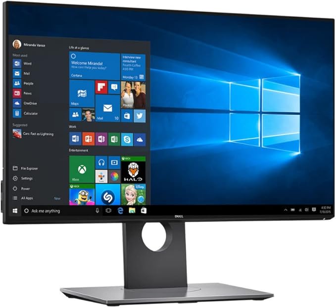Dell UltraSharp U2417H 24 LED LCD Monitor - 16:9-6 ms (Renewed)