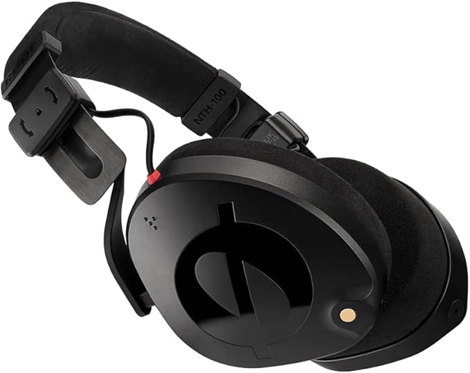 Rode PodMic Dynamic Podcasting Microphones (Pair) with 2X PSA1+ Professional Studio Boom Arms NTH-100 Professional Closed Back Over Ear Headphones XLR Cables and StreamEye Polishing Cloth
