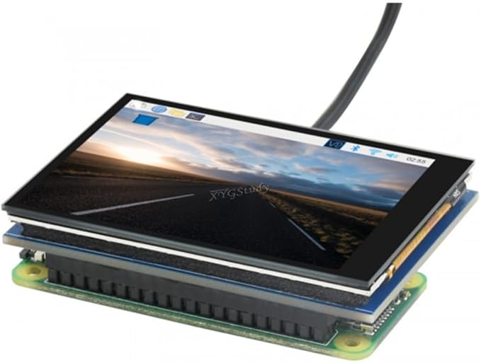 2.8inch IPS 480×640 Display LCD DPI Interface Capacitive Touch Screen Fully Laminated Toughened Glass Cover for Raspberry Pi 4B/3B+/3B/2B/Zero/Zero W WH Raspbian Kali
