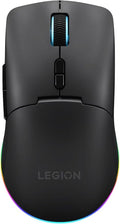 Lenovo Legion M220 Wireless RGB Gaming Mouse Dual Channel Bluetooth 2.4Ghz Wireless USB-C Charging 5-Level DPI Switch Symmetrical Medium-Large Size Black