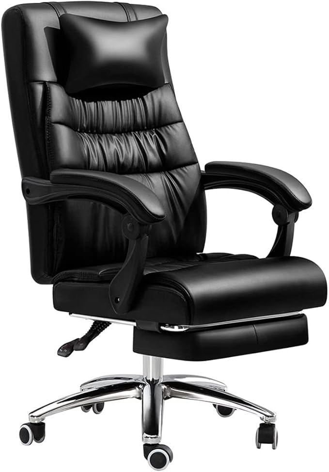 Chair Ergonomic Computer Gaming Chairs Cowhide Massage Chair Adjustable Recliner with Footrest