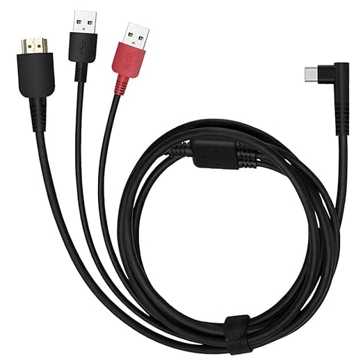 3-in-1 Cable CB05A Suitable for huion Graphics Drawing Tablet Display Kamvas 12 Kamvas 13 Kamvas 16 (2021) with HDMI Type C USB A