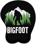 Mousepad Bigfoot Forest and Mountains Sasquatch Ergonomic Wrist Support Non-Slip Base Mouse Mat with Wrist Rest Computer Mousemat for Desk Work Accessories Pad