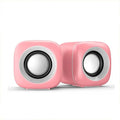 JSEIAJB Computer Speaker for Laptop PC Subwoofer Wired Music Player Audio Speakers Deep Bass Sound Loudspeaker(D)