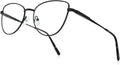 RB. Pilot Retro Cateye Reading Glasses for Women Blue Light Blocking Computer Glasses Spring Hinge Readers