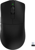 KYSONA Jupiter SE Wireless Gaming Mouse 24000 DPI Optical Sensor Ultralight 49G 300 Hr Battery Life 5 Programmable Buttons for PC/Mac/Laptop Black